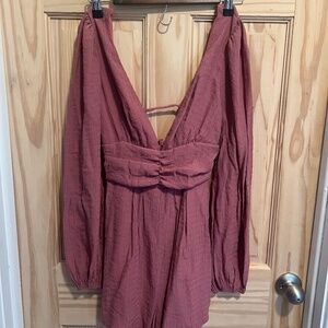 Lulus Pink Romper - Size Small